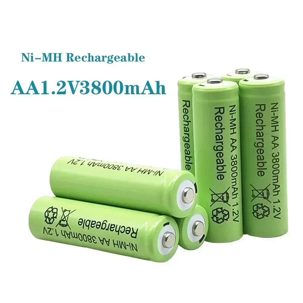 

High-Capacity AA 1.2V 3800mAh Ni-MH Rechargeable Battery for Toy Remote Control Devices