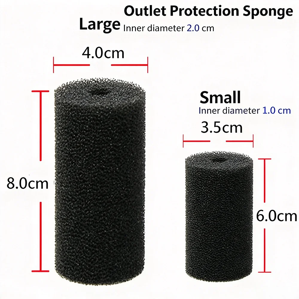 Aquarium Pre Filter Sponge Fish Tank Inflow Inlet Filter Foam Roll For Prevent Small Fish Shrimp Being Sucked Filter Barrel Tool