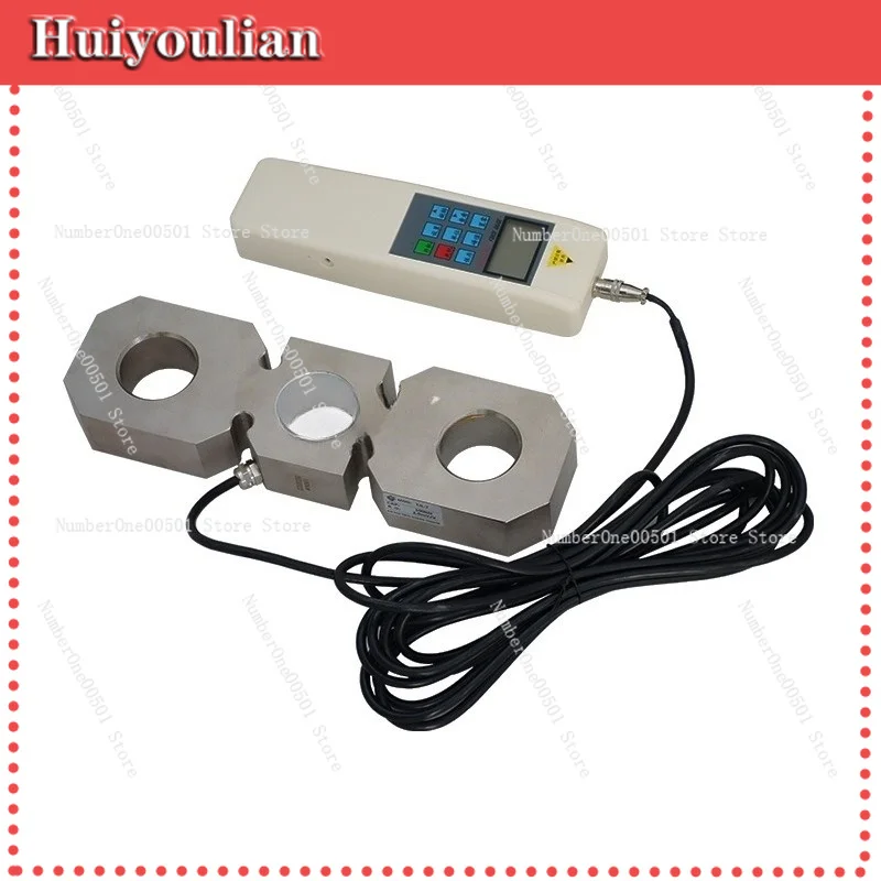 1T Plate Ring Digital Dynamometer Electronic Force Gauge  Shackle Tester High Precision Load Cell