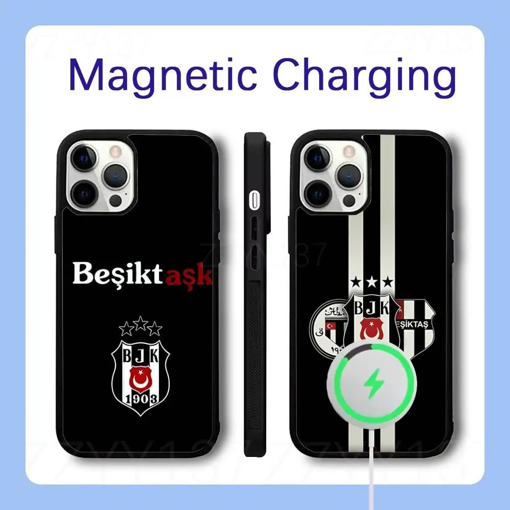

Fashion Besiktas BJK Phone Case For iPhone 17,16,15,14,13,12,11,Pro,Max,Plus,Air,Mini,SE Magsafe Magnetic Wireless Charging