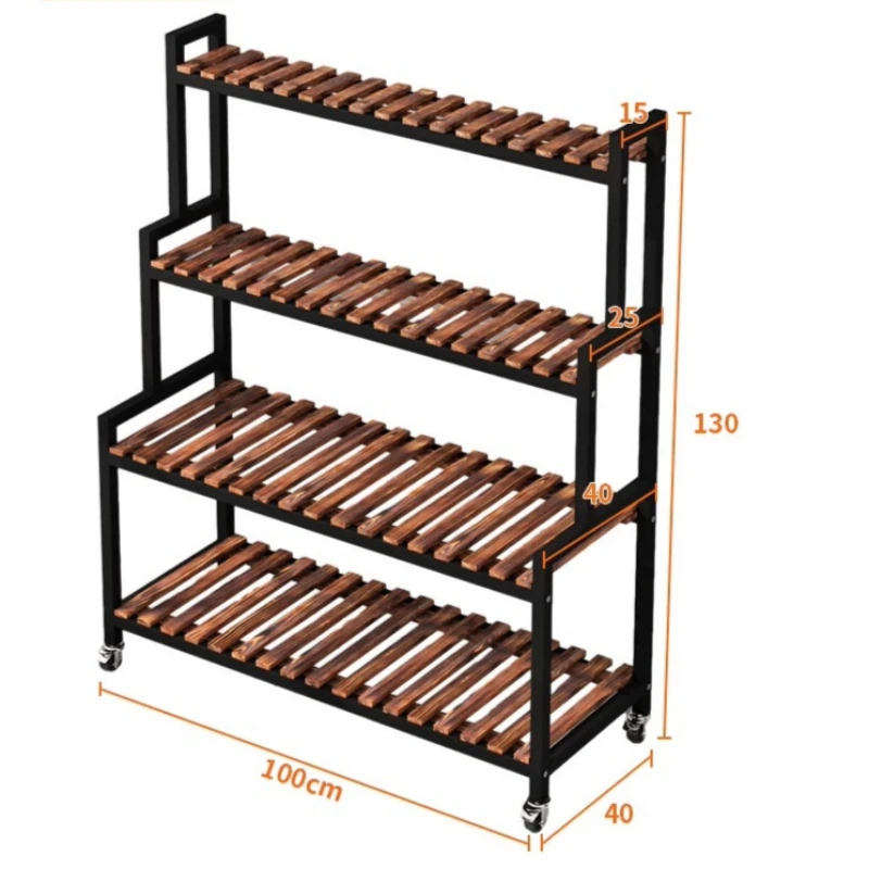 Tiered Balcony Flower Stand Outdoor Gardening Tall Decor Shelves Vertical Metal Arredo Giardino Per Esterno Patio Furniture