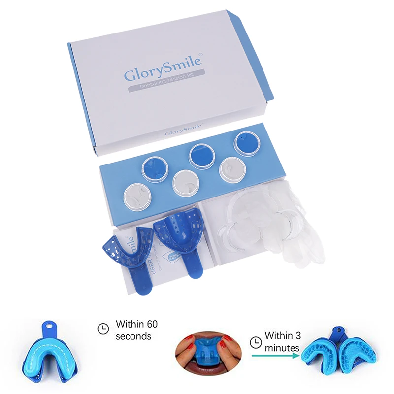 

Dental Impression Material Putty Molding Kit Clinic Use Silicone Putty Dental Impression Trays Kit