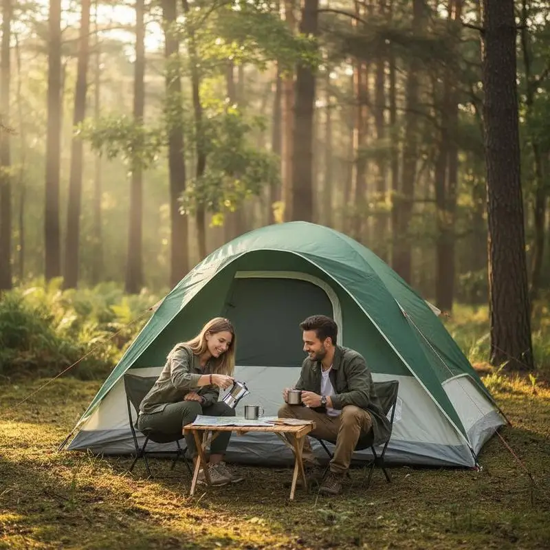 6-Personen-Kuppelzelt - wasserdicht & atmungsaktiv - Grün - Perfekt für Garten, Rasen, Picknick, Strand, Party - Familien-Campingzelt