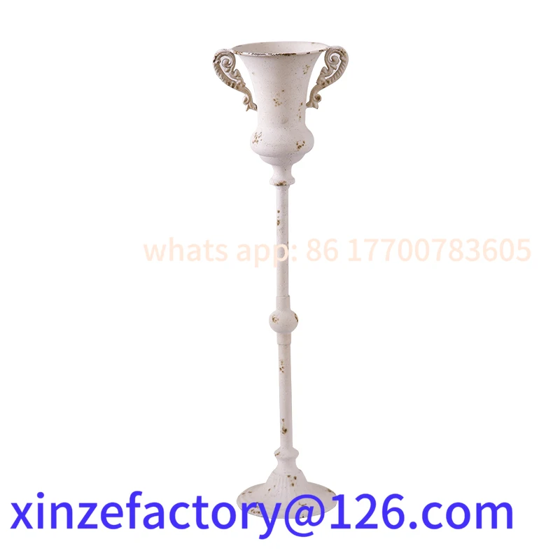 

Customizabl vase ornament living room flower arrangement design sense niche white art decoration balcony flower pot