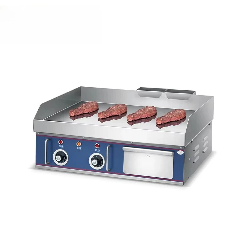5000W countertop steak electric frying pan, stainless steel blade, multi-blade, thermal protection