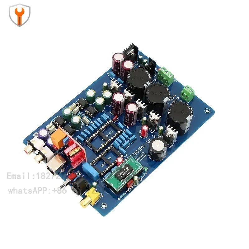 TDA1541 fiber optic, coaxial USB audio DAC decoding board (excluding TDA1541 and SAA7220 IC)