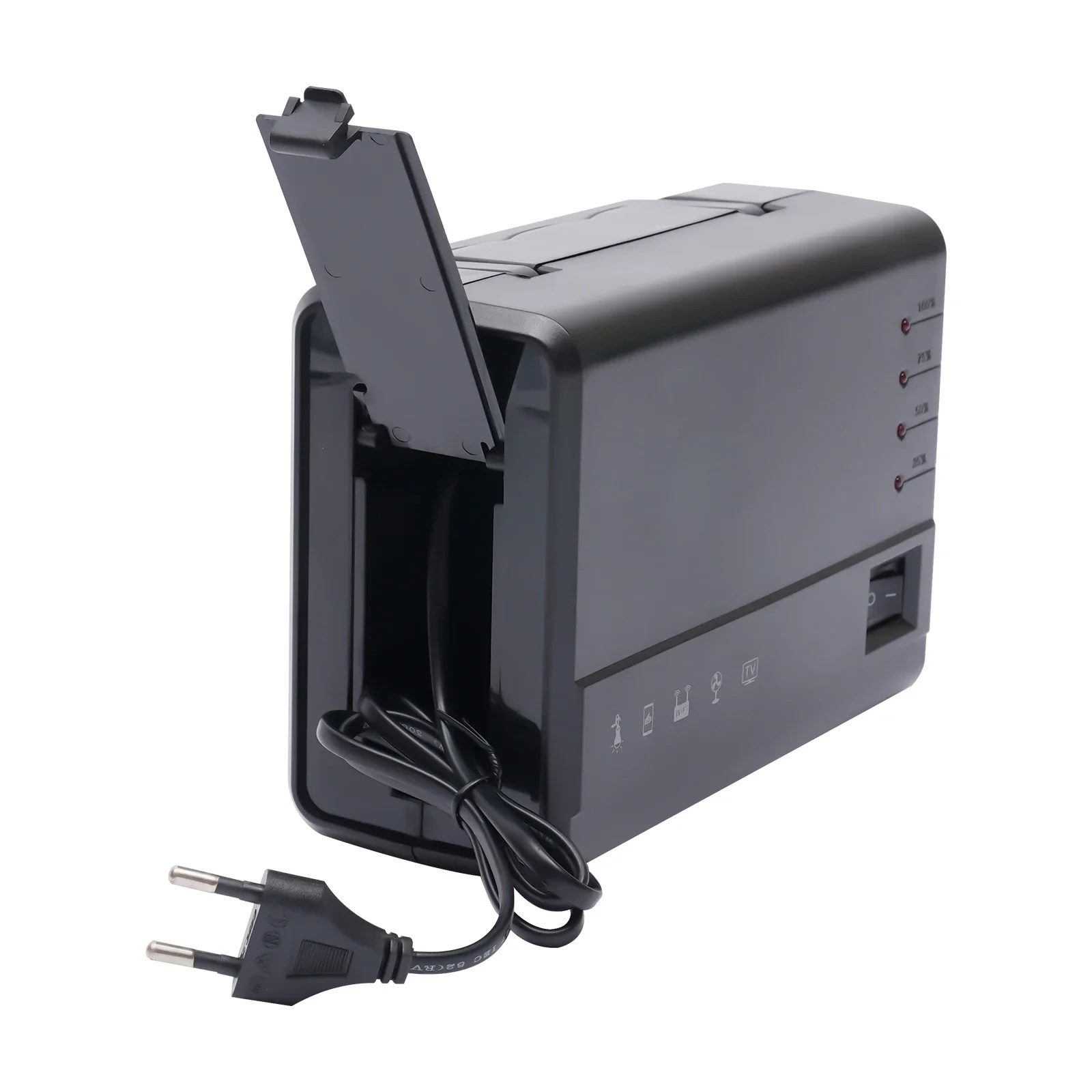 Солнечный генератор 18 В 12 Вт, электростанция, инверторный генератор с солнечной панелью, аварийный генератор с 4 лампочками для кемпинга на открытом воздухе