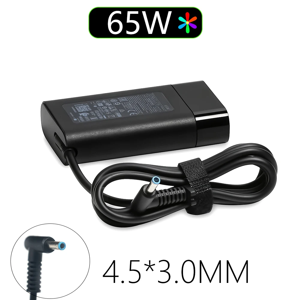 19.5V 3.33A 65W 4.5*3.0mm Laptop Charger Adapter For HP Envy 17-j010us Pavilion 15-j000 Chromebook 11 G4 G5 EE 14 G3 246 G4 248