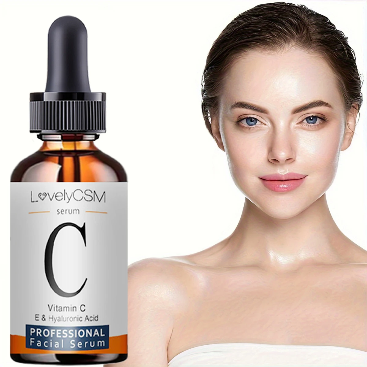 Facial Serum Vitamin C Liquid Serum Anti-aging Whitening VC Serum Oil Hyaluronic Acid Face Serum Anti-wrinkle Skin Care Serum