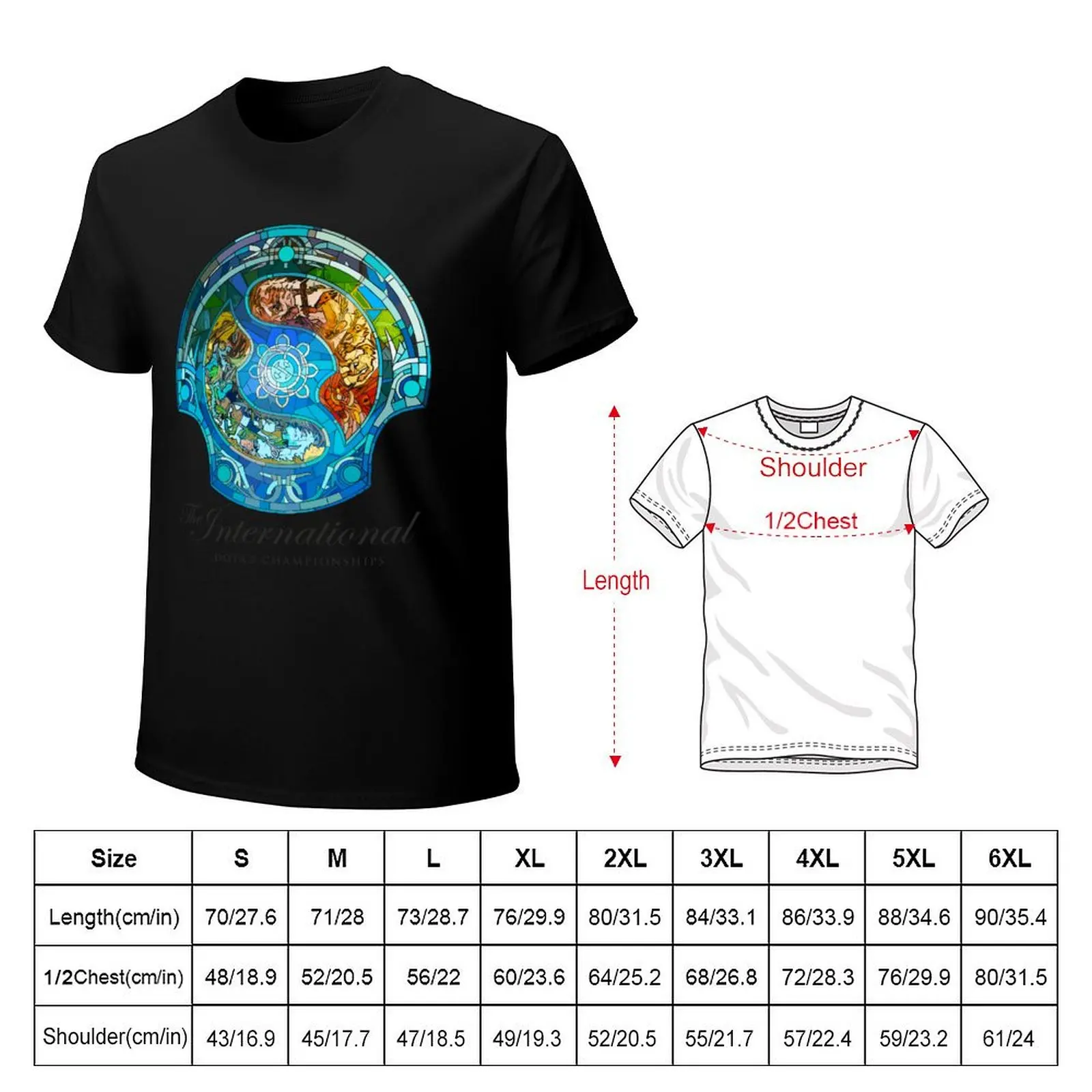 The International 2023, Aegis, Dota 2, Seattle, october T-Shirt Basic Lightweight Short Sleeve Tee