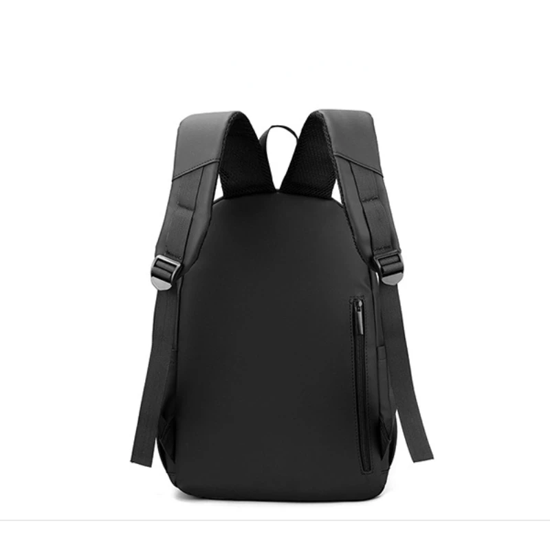 Mochila multiusos de gran capacidad para hombre, morral de Color sólido con cremallera, Unisex, diseño de moda, negocios, informal, personalidad, viajes, combina con todo