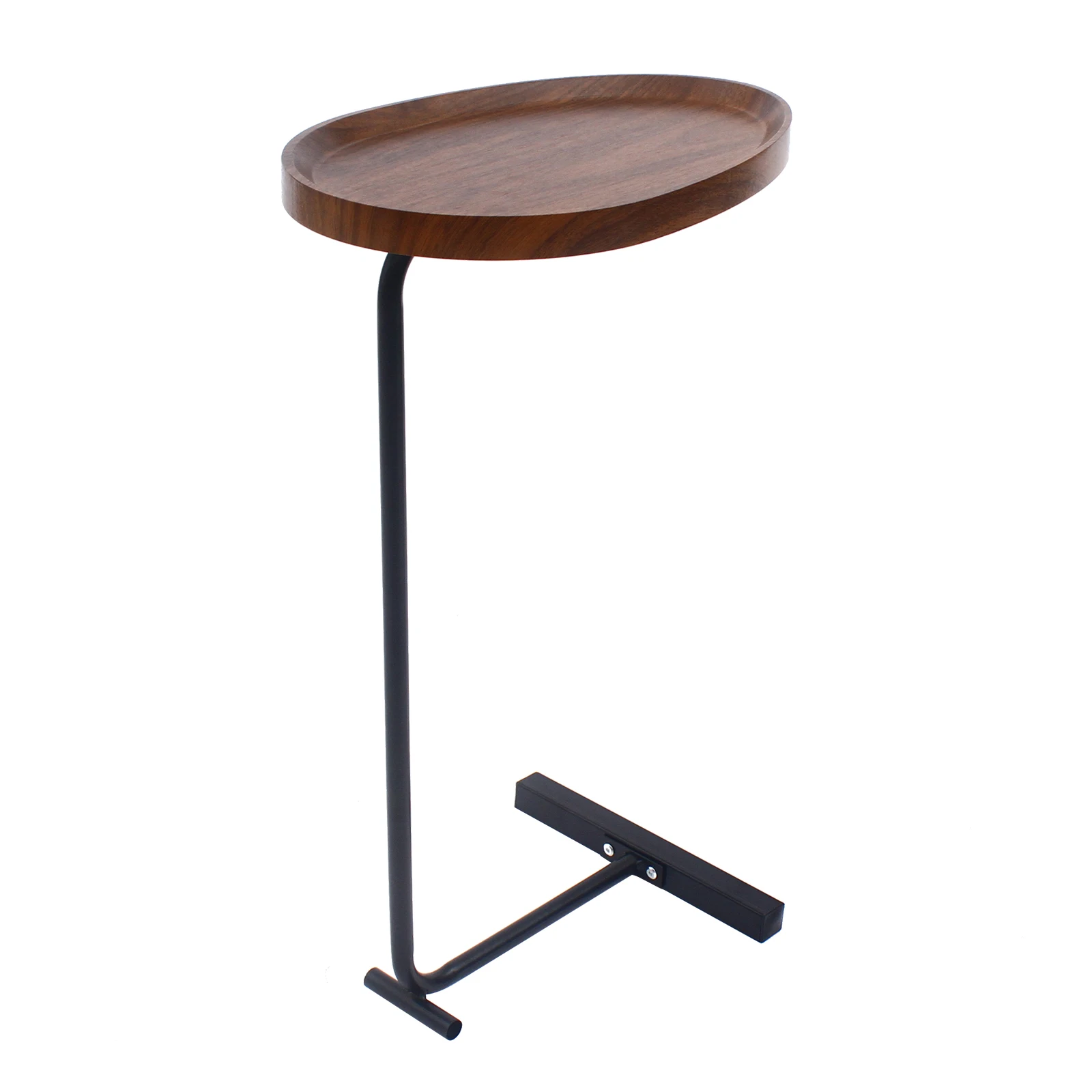 C Shaped End Table for Sofa Couch And Bed Bedroom Small Side Table Narrow Multiple Use High-quality Materials