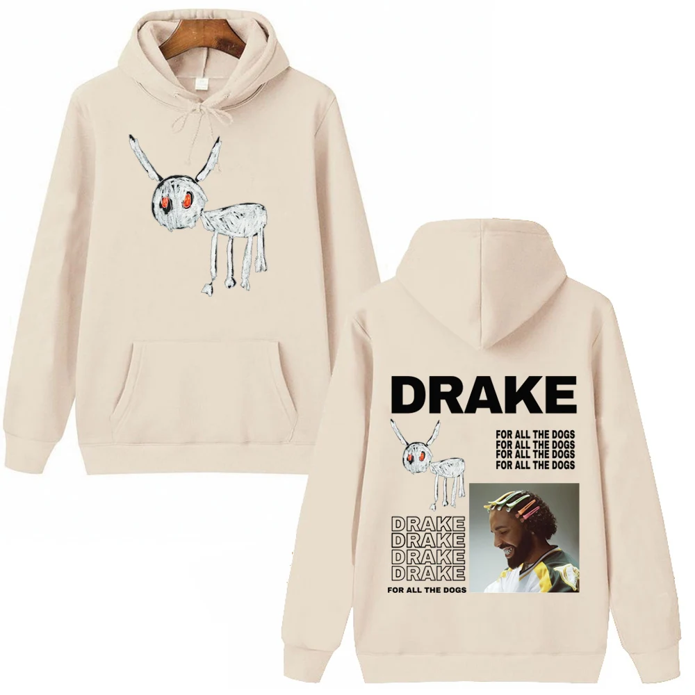 Drake for All The Dog Hoodie Man Woman Harajuku Pullover Tops Sweatshirt Music Fans Gift