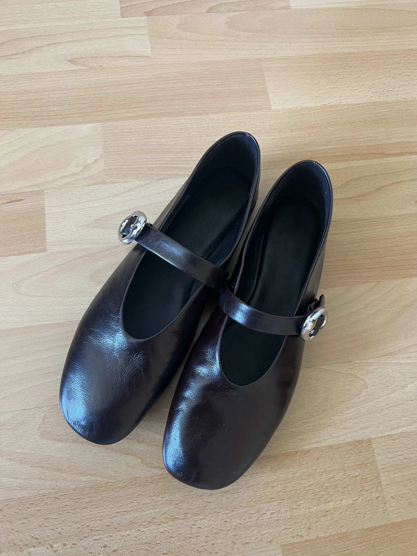 comfortable-soft-bottom-ballet-flat-shoes-women's-round-toe-mary-jane-single-shoes-grandma-shoes-leather-version-slip-on