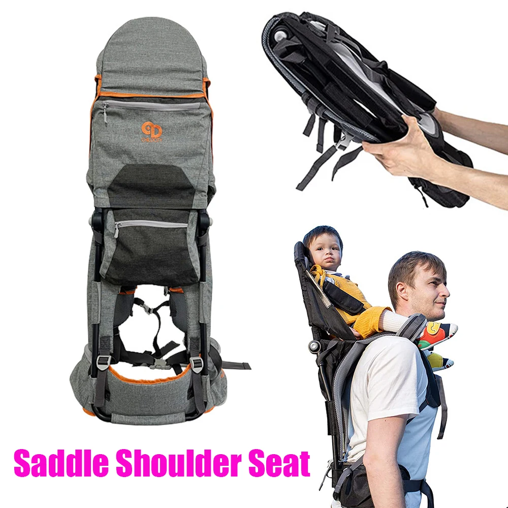 1 Pcs Child Carrier Saddle Shoulder Straps Children Travel Bag with Shoulder Straps Dad Hiking Single Shoulder Baby Carrier