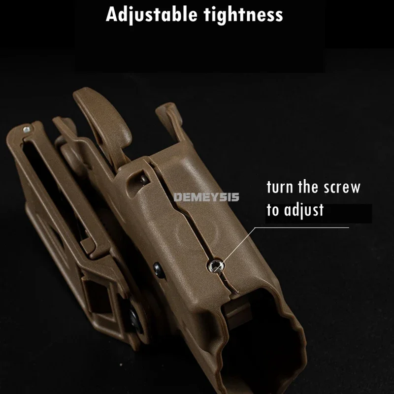 Funda pistola táctica universal MOLLE – Resistencia y acceso rápido - imagen 3