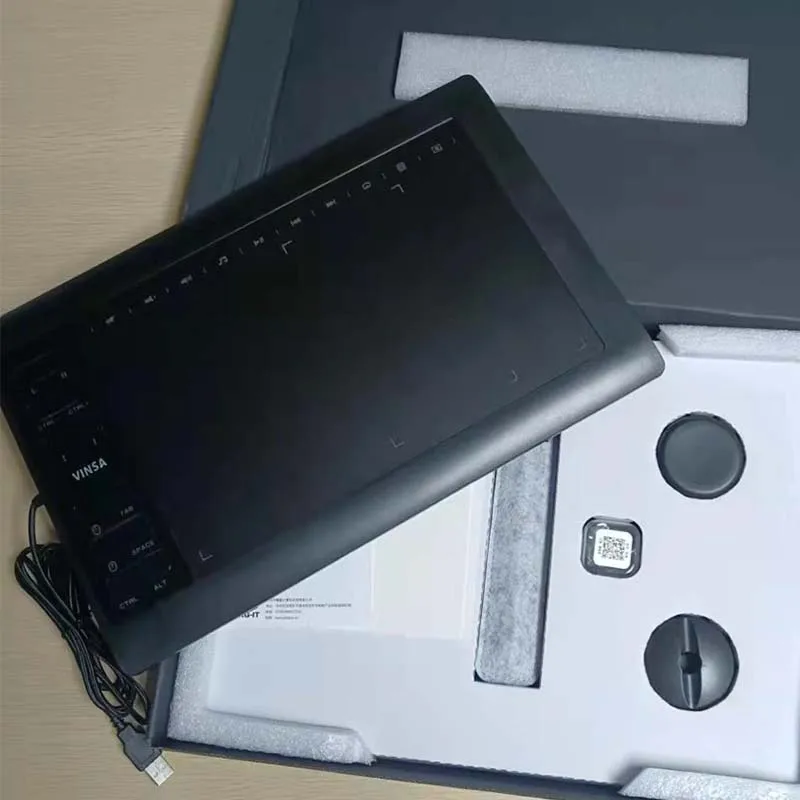 1060Plus 10x6 Inch Professional Graphics Drawing Tablet With 12 Express Keys For Painting Designing Online Course Gift