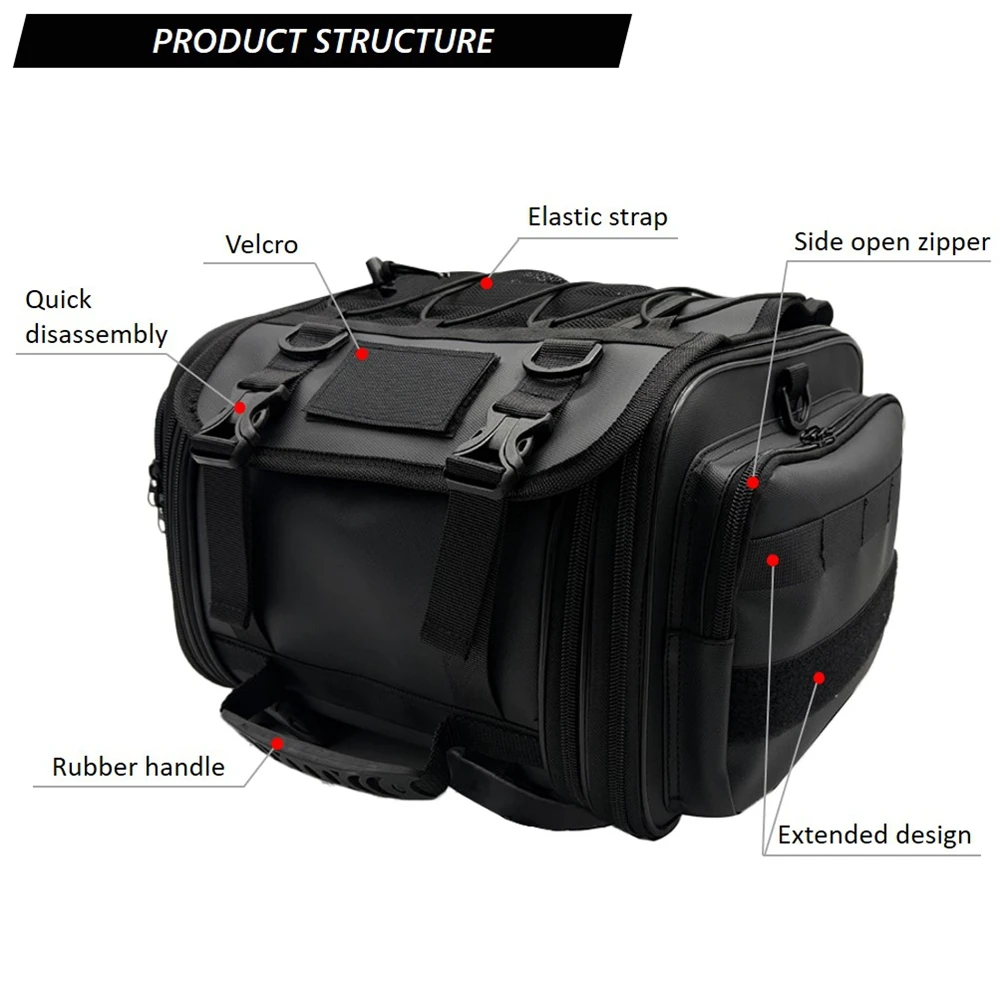 Новые аксессуары для мотоциклов, нейлоновые черные водонепроницаемые сумки на заднее сиденье, сумки для BMW R1300GS R1300 GS R1300 GS r1300gs