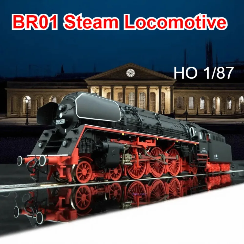 

ROCO HO 1/87 Scale Simulation Train BR01 Steam Locomotive 7110017 DCC/DC Two Options Train Model Boy Toy Gift