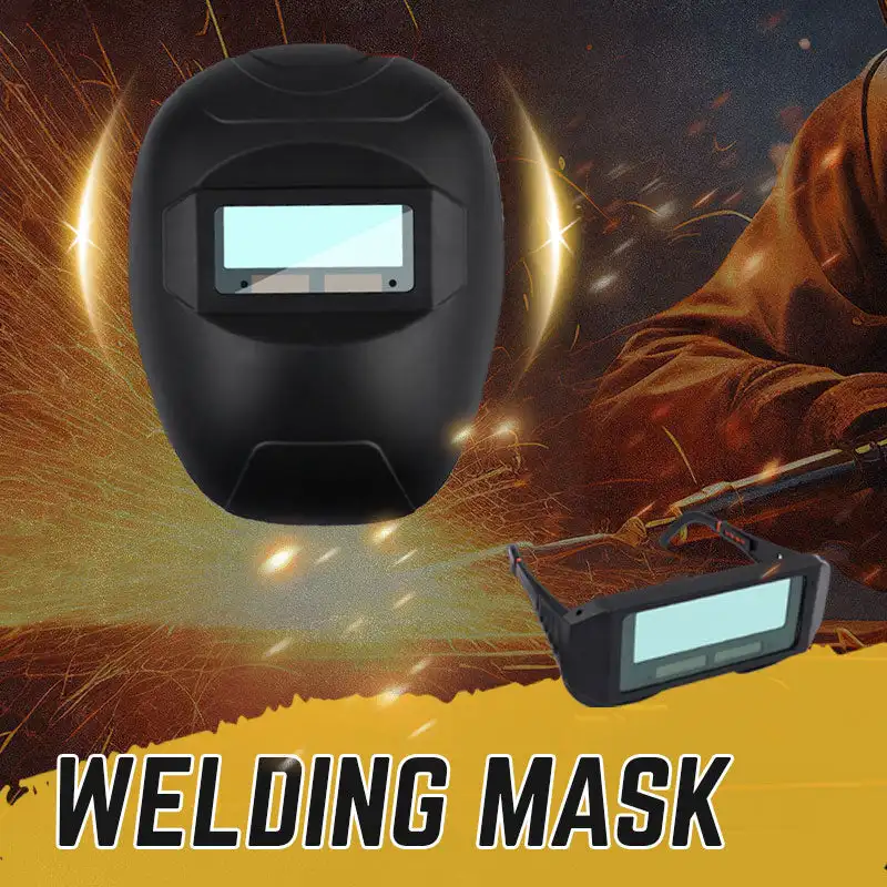 

Welding Mask Solar Automatic Dimming Large View True Color Welder Auto Darkening Welding Helmet & Safety Glasses For Arc Weld Gr