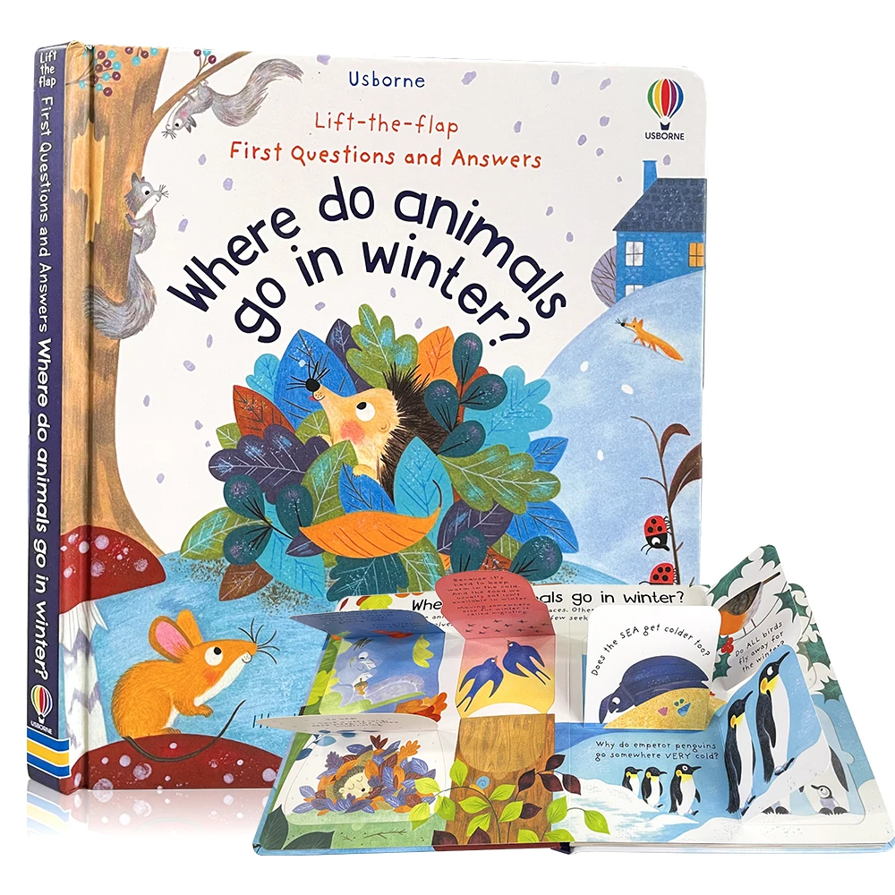 

Where Do Animals Go In Winter Lift The Flap Usborne Book Kids Early Childhood Education English Cardboard Book Science Knowledge