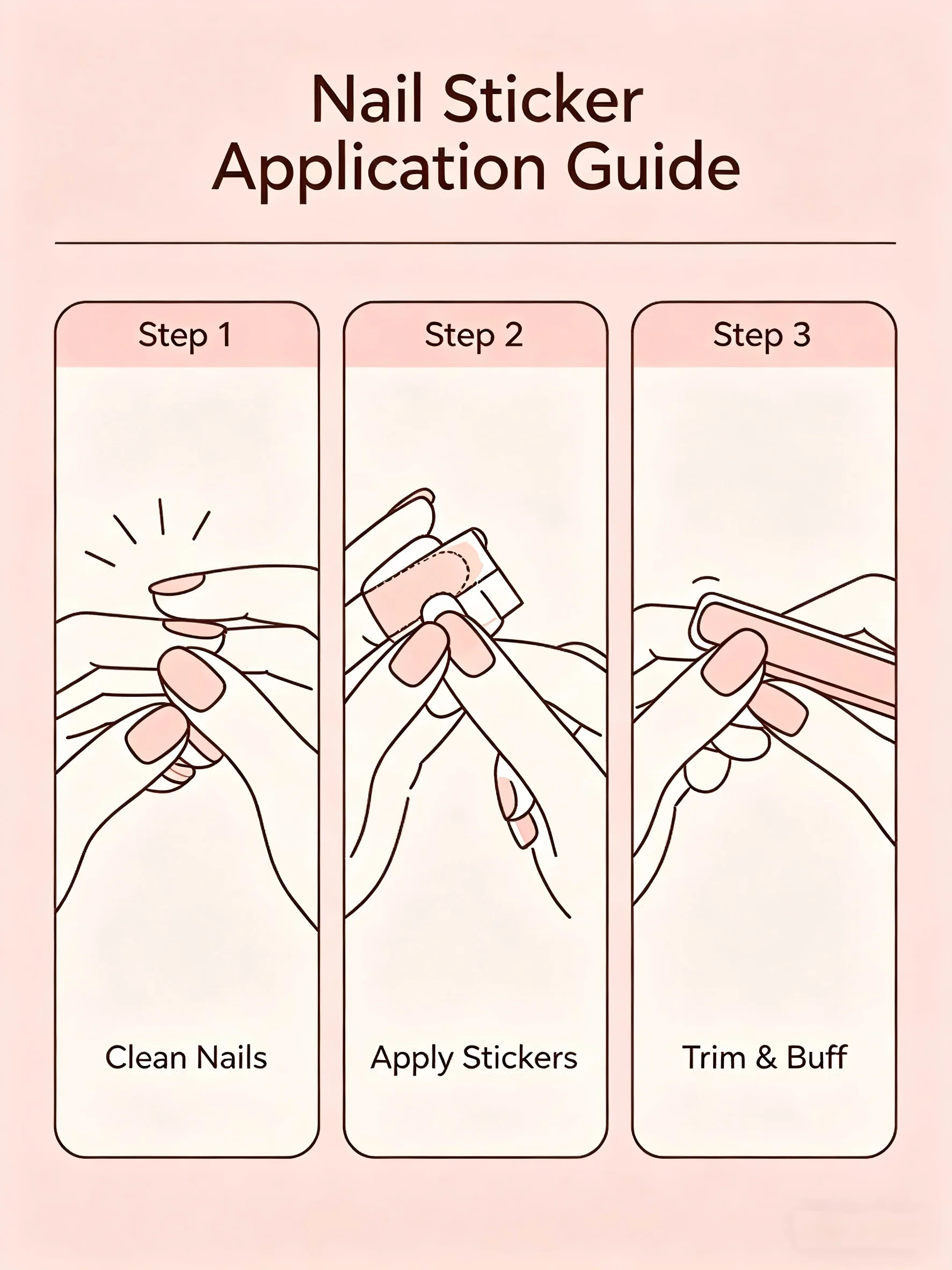 1 Stück Niedliche Sanrio-Charakter Nagelaufkleber mit Gemischten Mustern, Leicht zu Entfernen, Langlebig, für Tägliches Tragen, Mädchenhafte Aufkleber – Detail 2