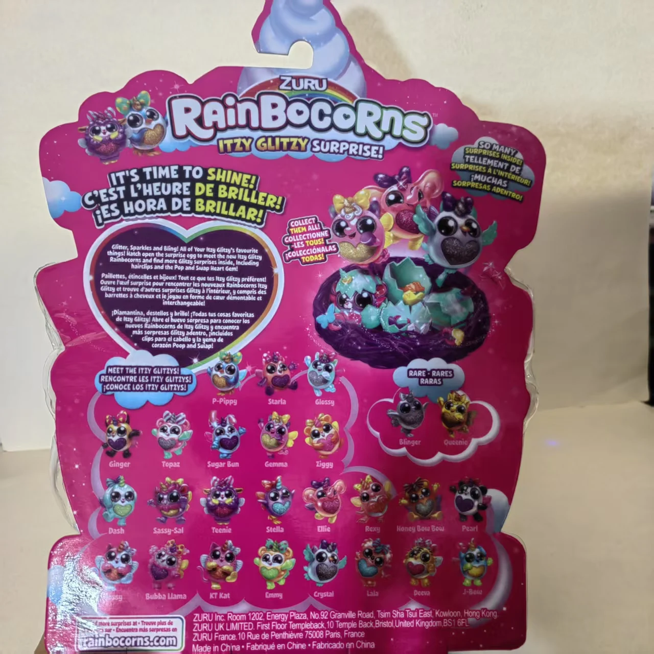 Figura de ação genuína arco-íris ovo mágico super mini desenho animado boneca de animal de estimação brinquedo presente