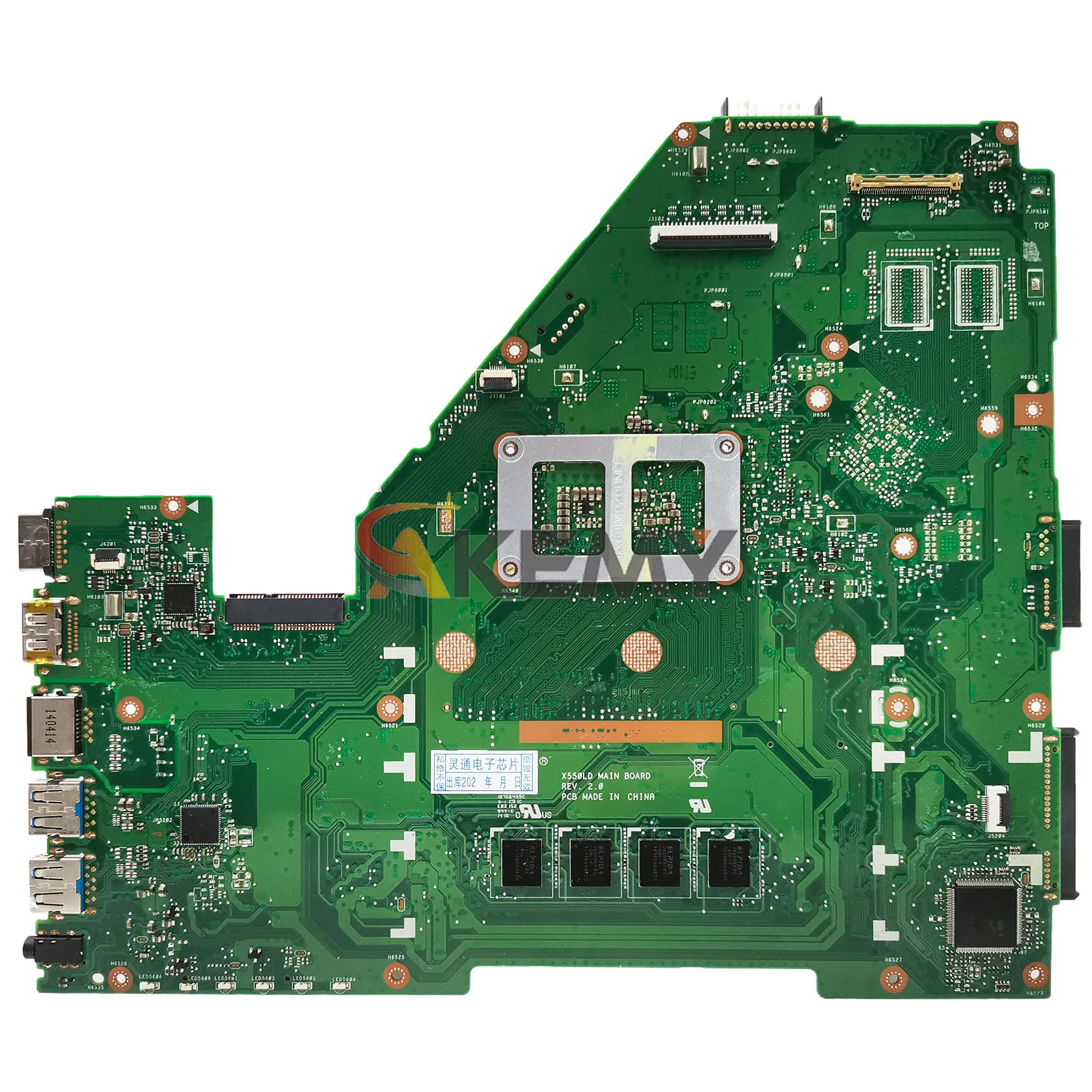 X550LA Laptop Placa-mãe Para ASUS VivoBook R510L X550LB X552L X550LD X550LC X550LN X550L Y581L Mainboard Com I3 I5 I7 CPU stk