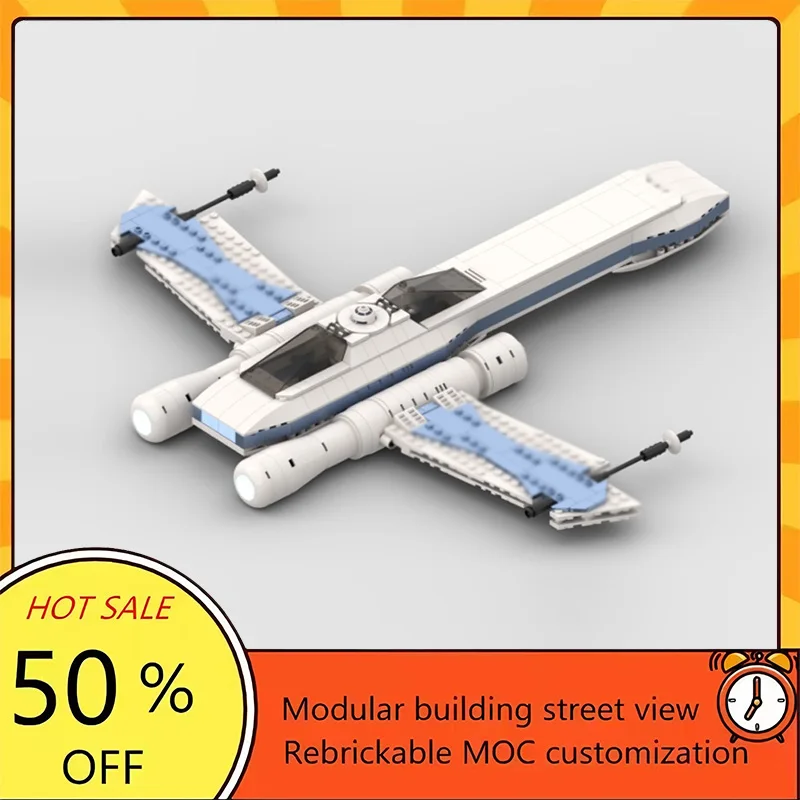 

Набор для сборки модели истребителя из 366 деталей по мотивам популярного фильма «Звездные войны», модульный конструктор, технологичный подарок, праздничный набор для детей