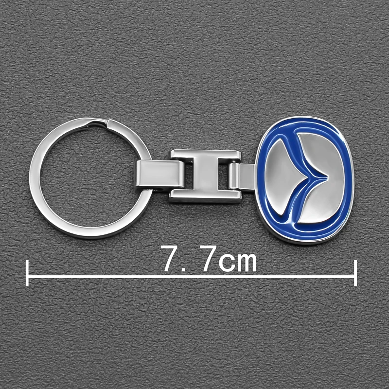 Car Logo Key Ring Metal Keychain Men Ladies Gift Car Jewelry For Mazda MS Mazda 6 CX-5 CX5 Speed BT-50 2 3 CX-30 AXELA Key Chain