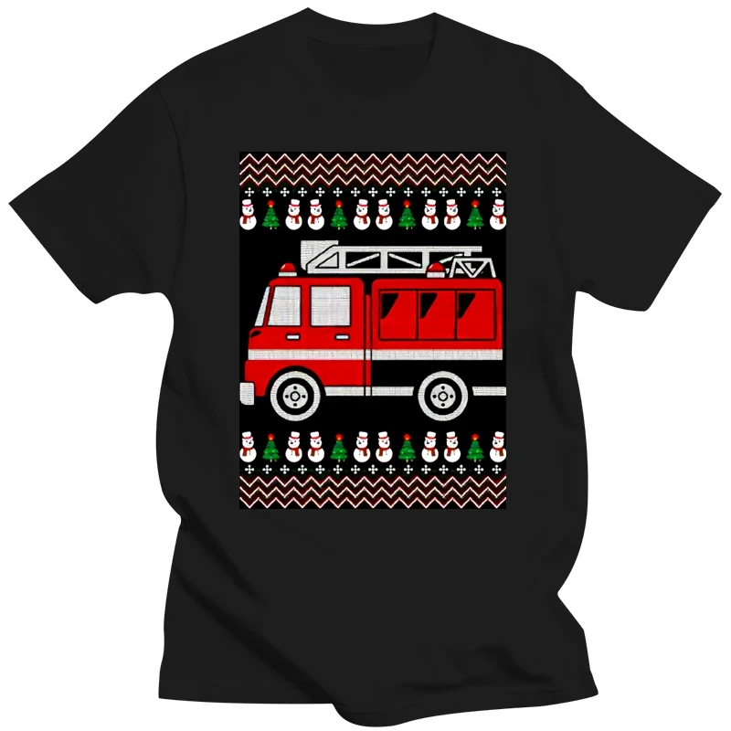 Men T Shirt  Firefighter christmas ugly  Women t-shirt