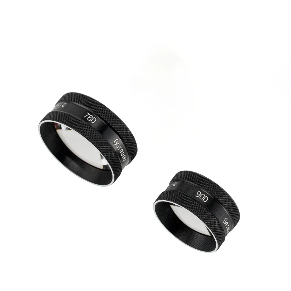 

Новое оптическое оборудование: асферические ретинальные линзы 90D, 75D, 20D для исследования на щелевой лампе