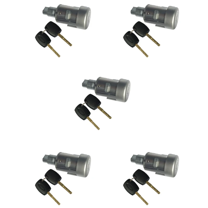 

5X Ignition Barrel Switch With 10 Keys 1926227 For Ford Transit MK8 2014-2019 Custom Tourneo Custom 2012-2019