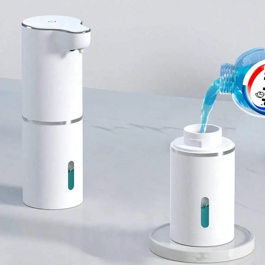 300 مللي Touchless IPX5 مقاوم للماء الذكية الأشعة تحت الحمراء الاستشعار التلقائي موزع الصابون الرغوي مضخة تنظيف المنزل الكهربائية خالية من الضغط #1