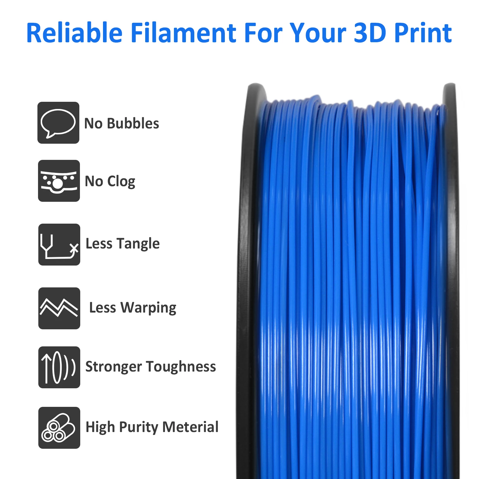 GEEETECH 5Rolls 3D TPU Flexible Filament TPU material 1.75mm Plastic Vacuum Packaging, Non-Toxic High Quality Safe,fast ship