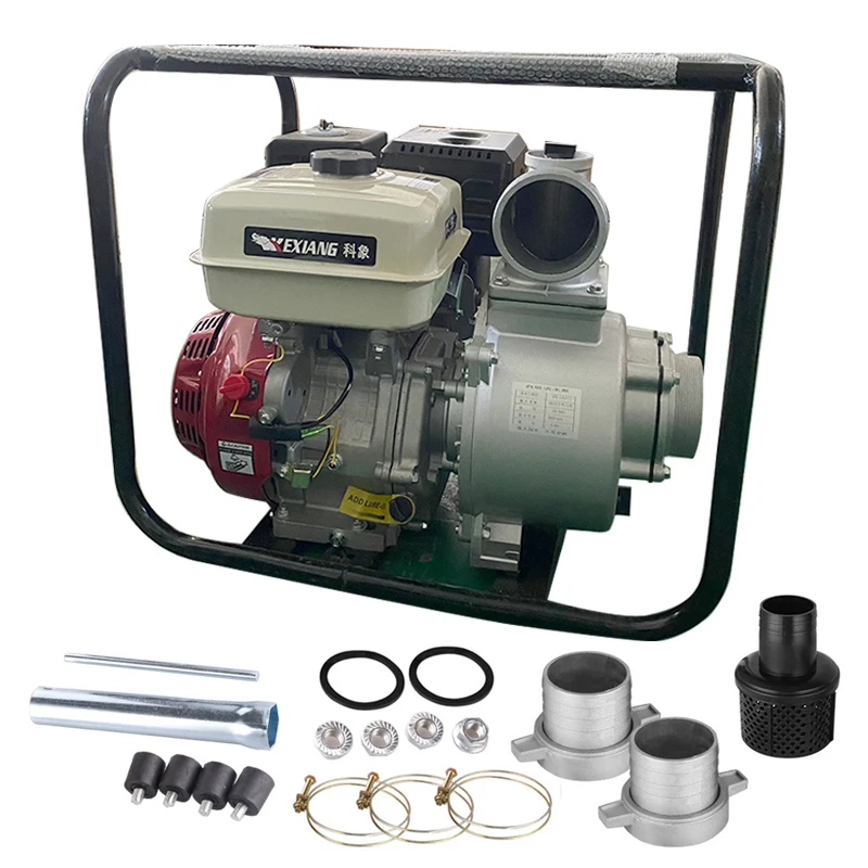 

4 Inch High Pressure Pump Gasoline Small Engine Water Pump Fuel Tank 15 Hp Water Pump Gasoline Engine