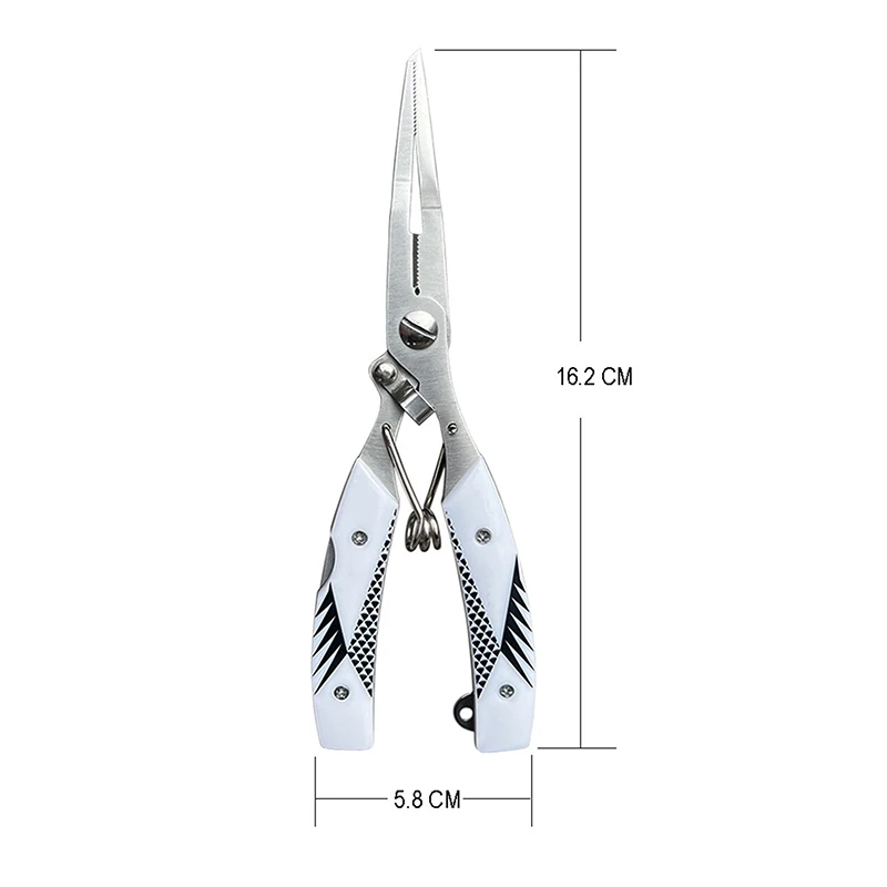 Multifunctional Nose Fishing Pliers Stainless Steel Titanium Open Ring Pliers For Fish Control Hook image 5