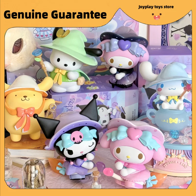 

New Genuine Sanrio Characters Magic Story Series Blind Box Lovely Trendy Toys Models Ornaments Kuromi Mystery Box As Gifts