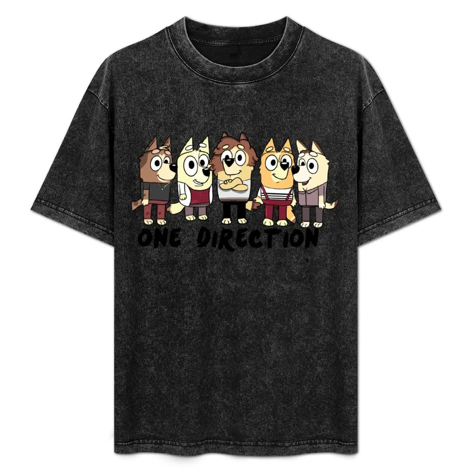 

1d dogs T-Shirt cute tops new edition mens funny t shirts