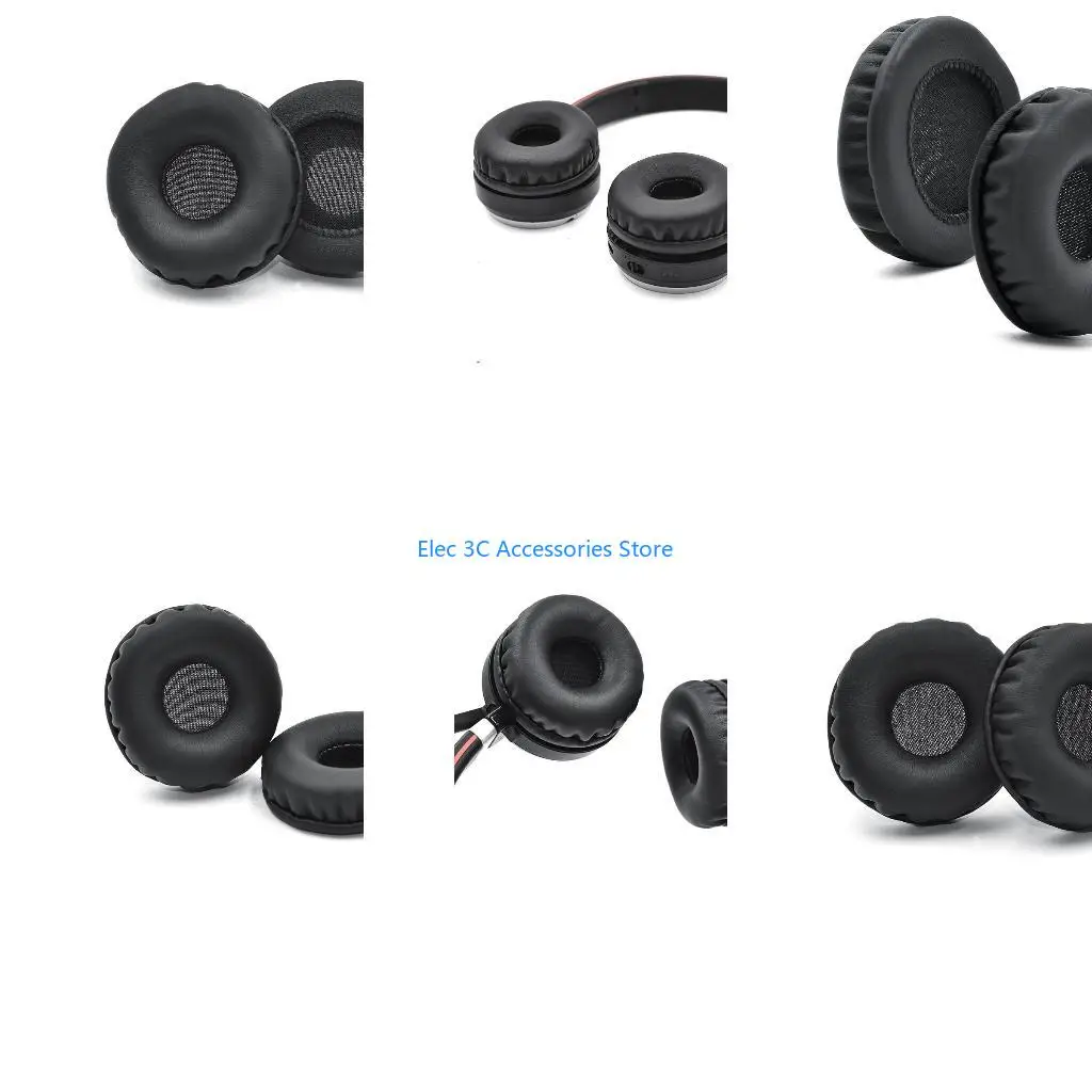 Y51A Breathable Soft Ear Pad Foam Cushions Earpad 1Pair for Evolve 20 20se 30 30II 40 65 65+  uc ms Earphone