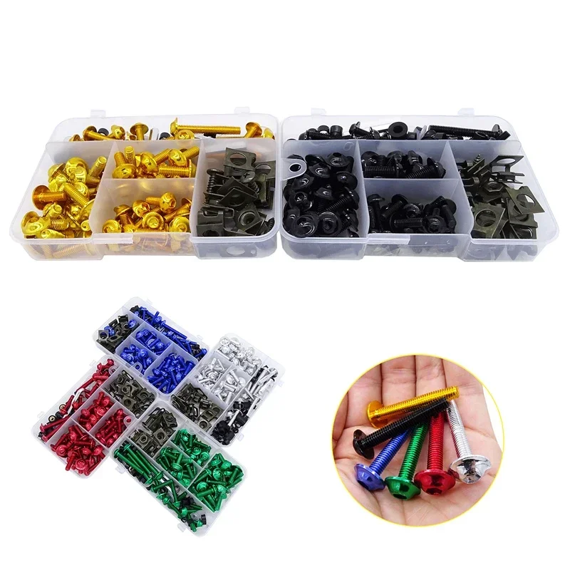 

1 Set Universal Motorcycle Fairing Bolts Kit CNC Alloy Screws Nut for Honda CBR600RR CBR900RR CBR929RR CBR1000RR
