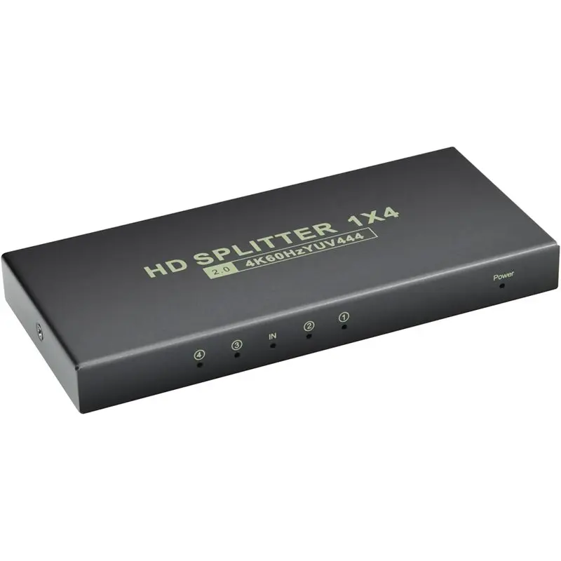 B03B-4K60hz Splitter -Compatible 4 Outputs HDR HD2.0 Splitter