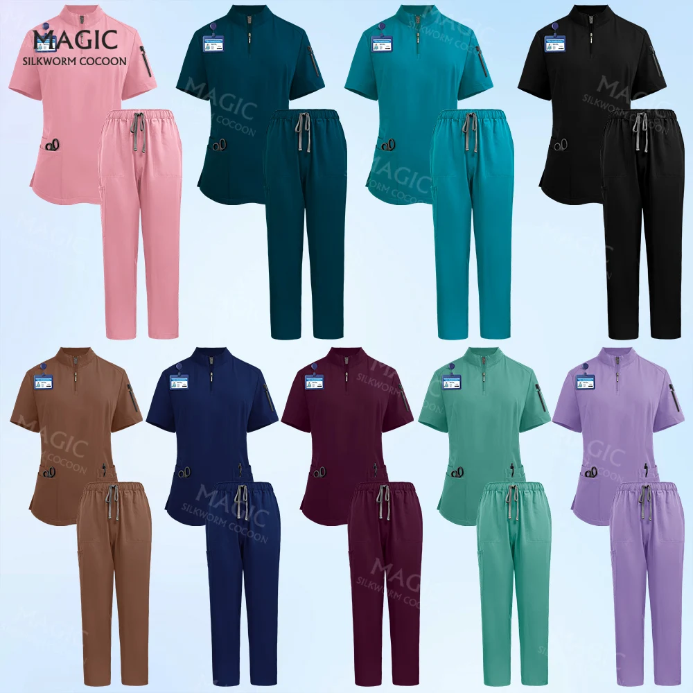 

Medical Surgical Uniform Lab Coat Dental Clinic Surgery Work Clothes Pharmacy Spa Uniform Pet Hospital Suit Scrubs Nurse Uniform