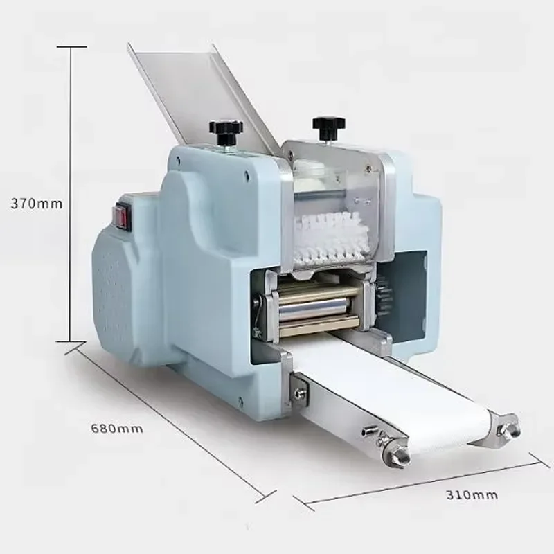 Automatic Stainless Steel Dumpling Wrapper Machine 110V 220V US Canada Wonton Skin Maker Dough Pressing Equipment for Home