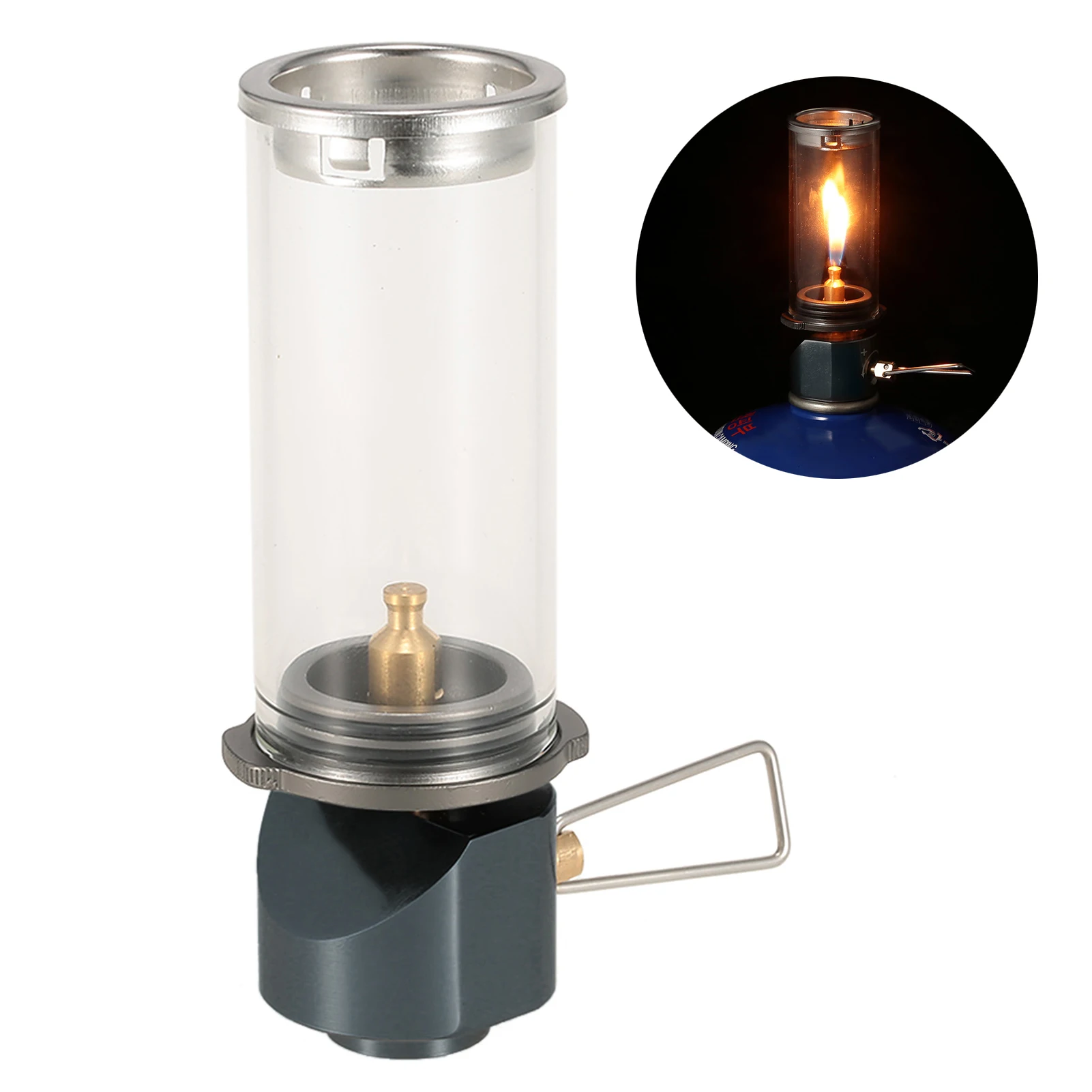 Lamp Light Butane Gas Light Lantern Outdoor Use Only for Picnic Self-driving Camping Lamp Lights Portable Burners Lamp