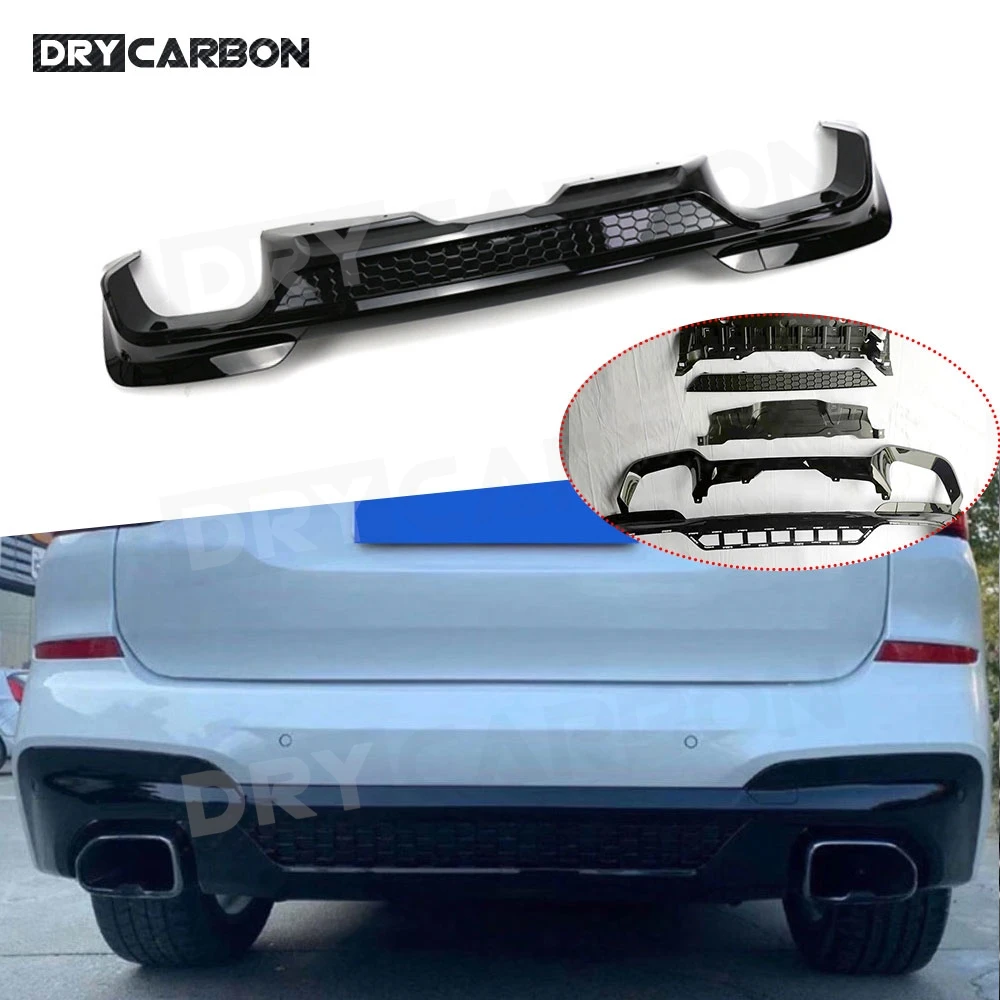 

For BMW X3 G01 M Sport 2018-2020 for X3M G01 2019-2021 Gloss Black Rear Diffuser Bumper Diffuser Rear Bumper Diffuser Lip