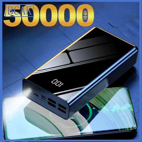 Power Bank большой емкости Fast Charge 50000 мАч 30 000 20 000 Power Bank