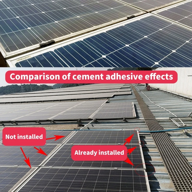 10Pcs Photovoltaic Modules Cleaning Clip Solar Panel Cleaning Drainage Clamp For Outdoor Roof Photovoltaic Maintenance 37JD