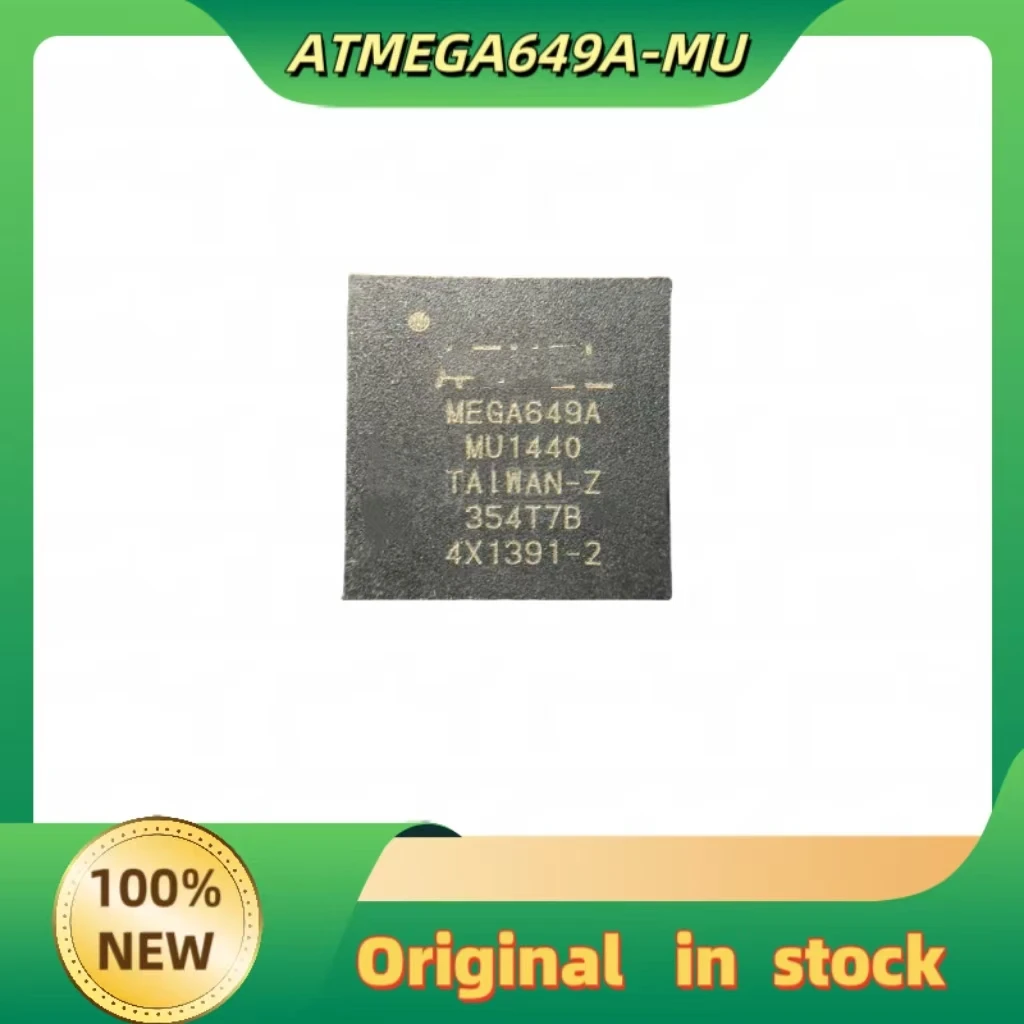 1-10PCS 100% NEW  ATMEGA649A-MU ATMEGA649A ATMEGA649 MEGA649A MEGA649 QFN-44