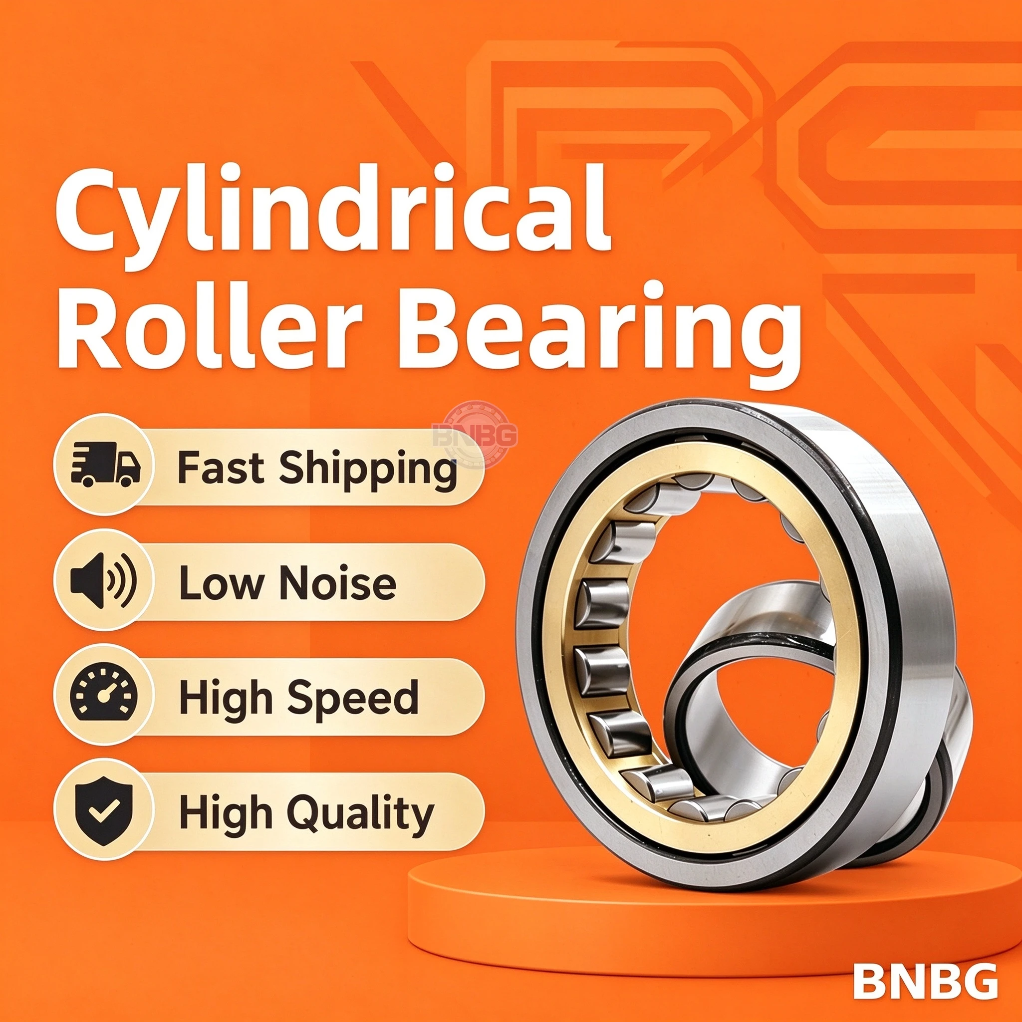 Cylindrical Roller Bearing NU2212EM NU2213EM NU2214EM NU2215EM NU2216EM NU2217EM NU2218EM NU2219EM NU2220EM Brass Cage Capacity